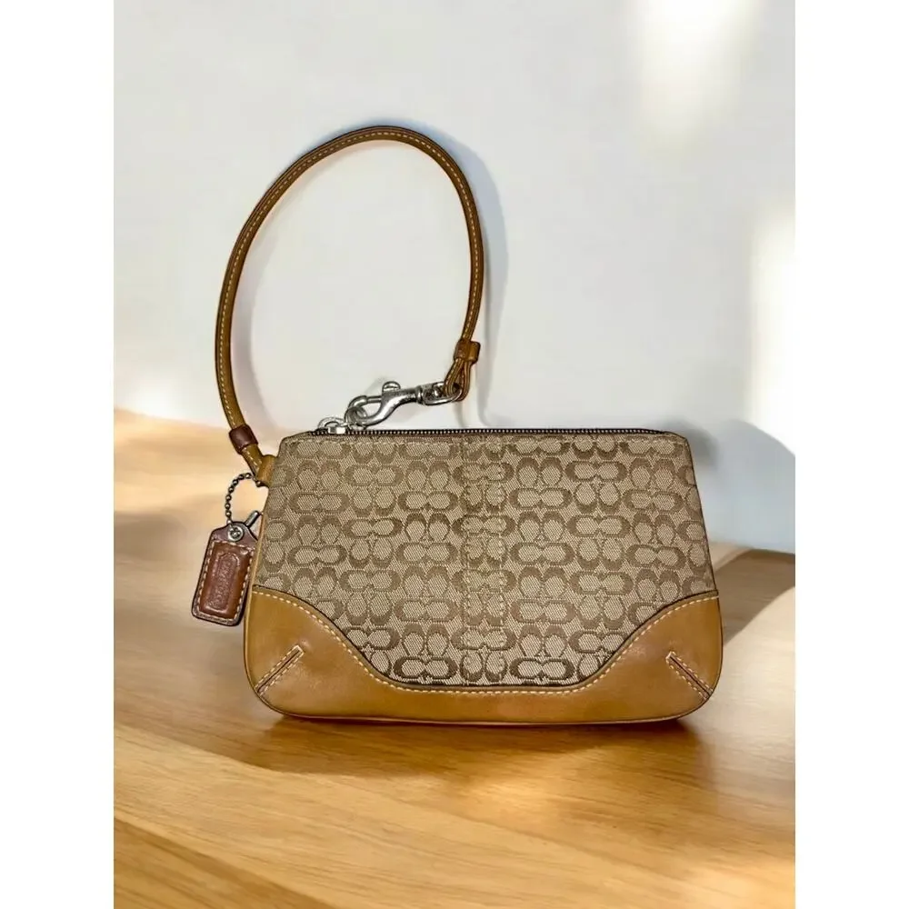 Vintage Coach 7080 Soho Mini Signature Satchel & 6319 Small Wristlet